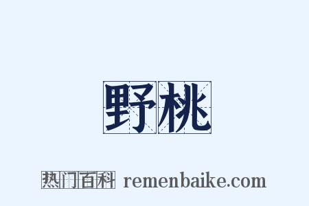 野桃是什么意思的图片